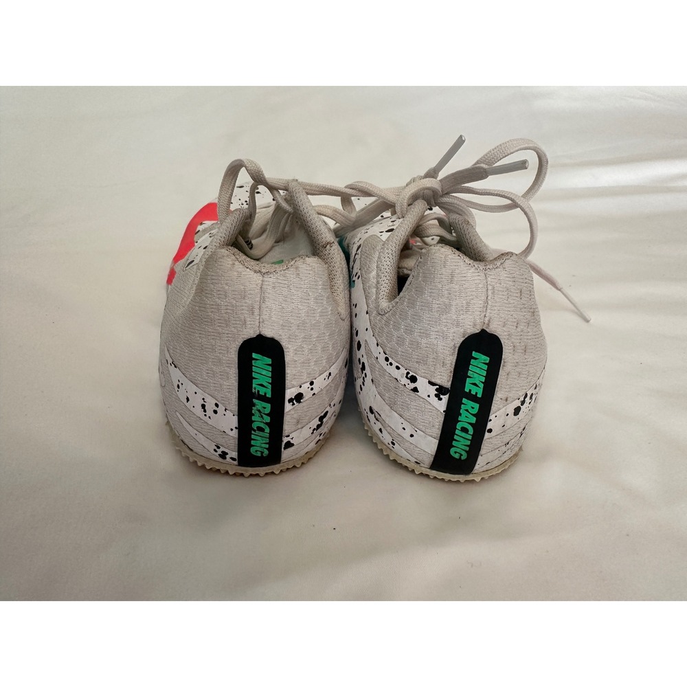 Nike Zoom Rival S 9 Track Spikes White Pink Splatter 907564-101 Kids Size 5Y - Picture 5 of 6